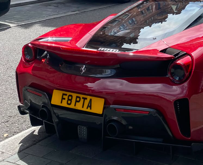 F8 PTA spotted on Ferrari 488 Pista