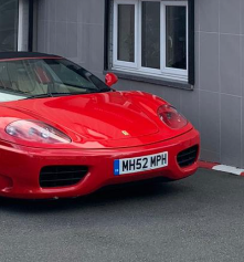 MH52 MPH spotted on Ferrari