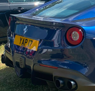 YAP 17 spotted on Ferrari F12