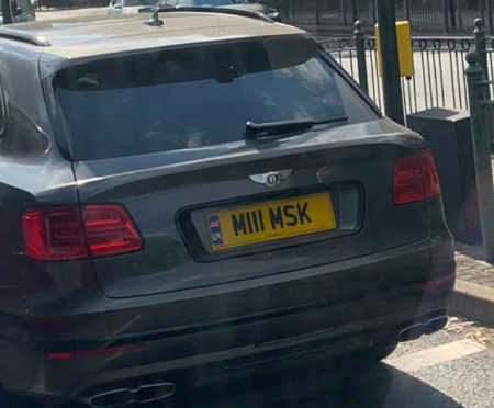M111 MSK spotted on Bentley Bentayga