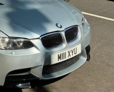 M111 XVU spotted on BMW M3