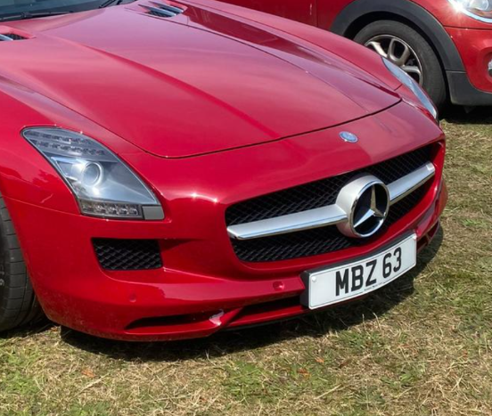 MBZ 63 spotted on Mercedes-Benz SLS AMG