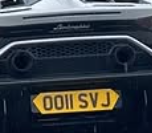OO11 SVJ spotted on Lamborghini Aventador SVJ