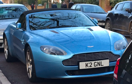 K2 GNL spotted on Aston Martin Vantage GT8