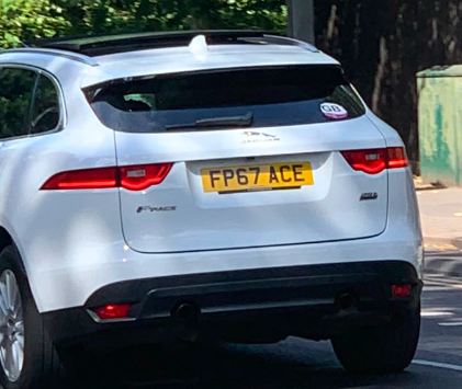 FP67 ACE spotted on Jaguar F-Pace