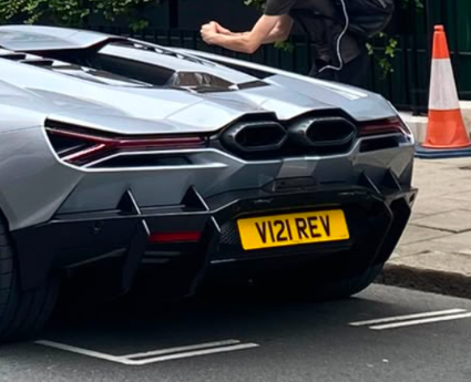 V121 REV spotted on Lamborghini Revuelto