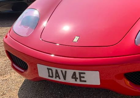 DAV 4E spotted on Ferrari 360