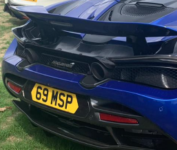 69 MSP spotted on McLaren 720S