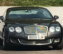 BO55 SJN spotted on Bentley
