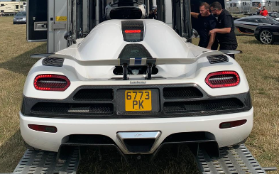 6773 PK spotted on Koenigsegg Agera