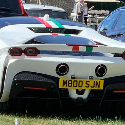 M800 SJN spotted on Ferrari SF90