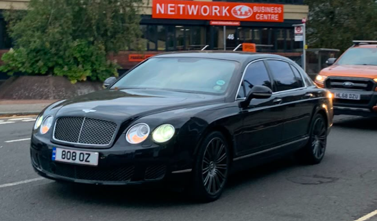 808 OZ spotted on Bentley