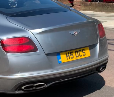 H5 OCS spotted on Bentley Continental