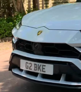G2 BKE private number plate on a Lamborghini Urus