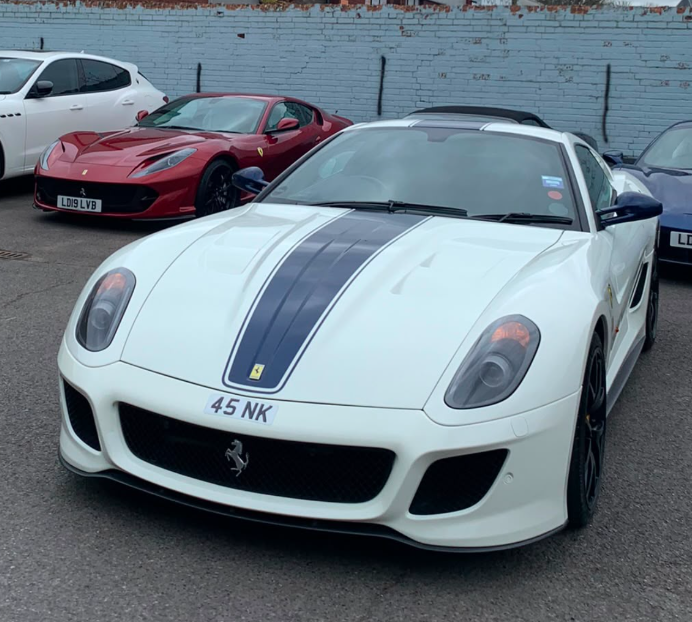 45 NK spotted on Ferrari 599