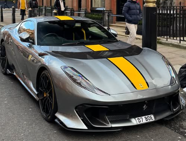 D7 BOE spotted on Ferrari 812