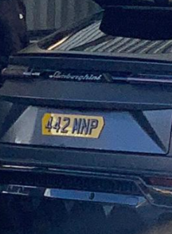 442 MNP spotted on Lamborghini