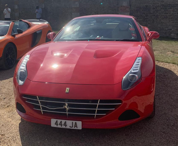 444 JA spotted on Ferrari