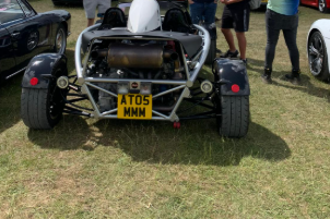 AT05 MMM private number plate on a Ariel Atom, spotted in Goodwood