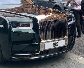 18 S spotted on Rolls-Royce Phantom