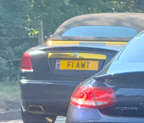 F1 AWT spotted on Rolls-Royce Dawn