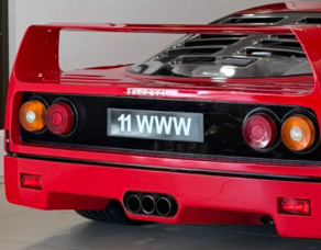 11 WWW spotted on Ferrari F40