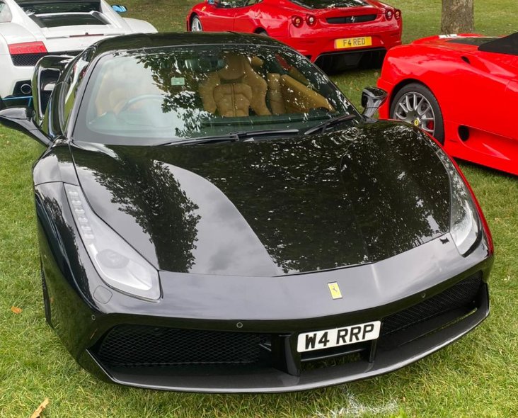 W4 RRP spotted on Ferrari 488