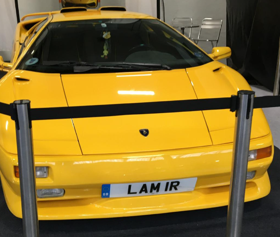 LAM 1R spotted on Lamborghini Diablo