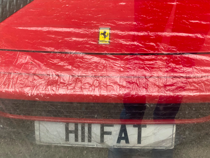 H11 FAT spotted on Ferrari Testarossa