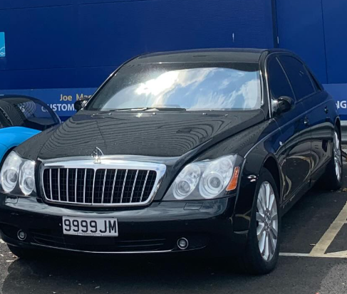 9999 JM spotted on Maybach