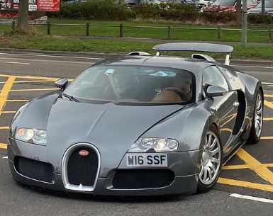 W16 SSF spotted on Bugatti Veyron