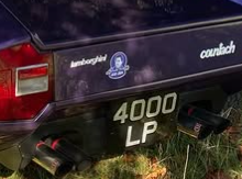 4000 LP spotted on Lamborghini Countach