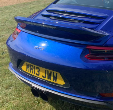 MR13 JWW spotted on Porsche 911