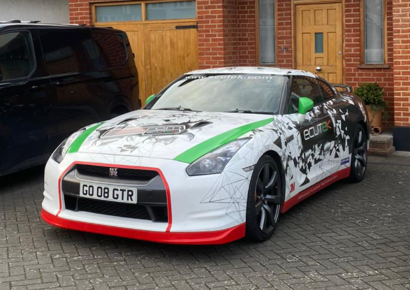 GO08 GTR private number plate on a Nissan GT-R