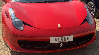 V1 BWB spotted on Ferrari