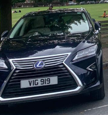 VIG 919 spotted on Lexus
