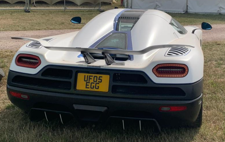 UF05 EGG spotted on Koenigsegg Agera
