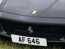 AF 646 spotted on Ferrari 599