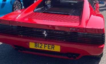B12 FER spotted on Ferrari 512 TR