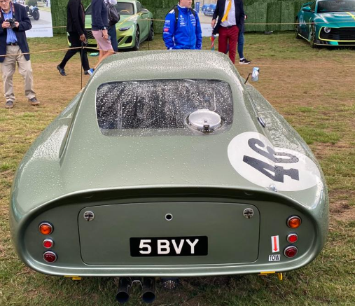 5 BVY private number plate on a Aston Martin