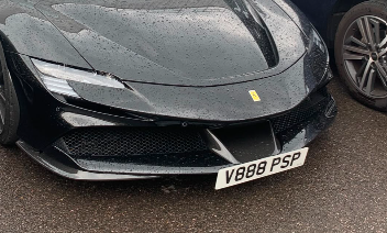 V888 PSP spotted on Ferrari SF90