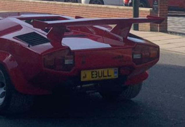 E3 ULL spotted on Lamborghini Countach