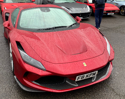 F8 KPM spotted on Ferrari F8