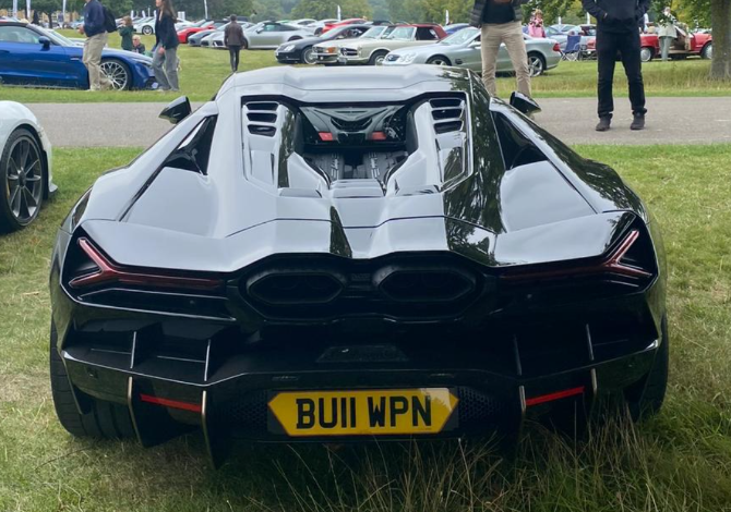 BU11 WPN spotted on Lamborghini Revuelto