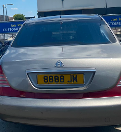 8888 JM spotted on Maybach 57