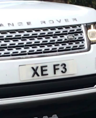 XEF 3 spotted on Land Rover Range Rover