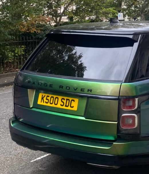 K500 SDC spotted on Land Rover Range Rover