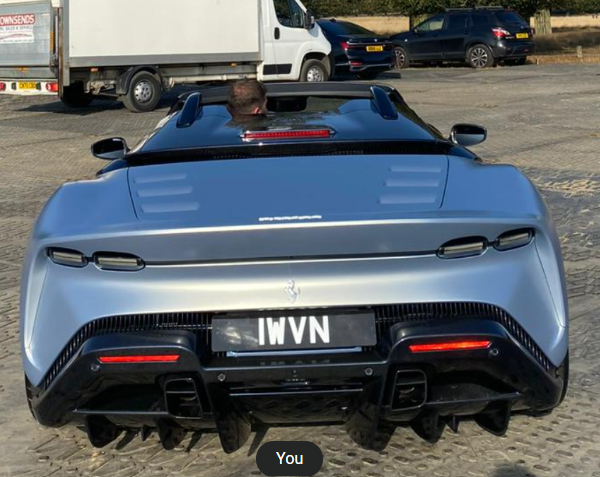 1 WVN spotted on Ferrari SP8