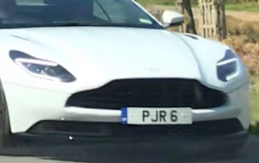PJR 6 spotted on Aston Martin DB11