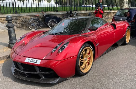 C4 RLS spotted on Pagani Huayra